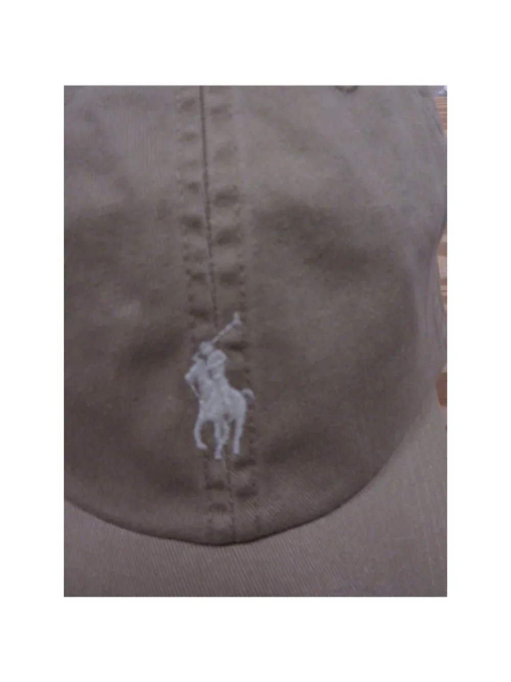 Polo Ralph Lauren Hat Cap Strapback Tan Adjustable Pony Logo Heritage